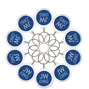 JW.org No Blood Double Sided Key Chain Set