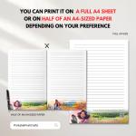 Enjoy Life Forever Letter Writing Paper - September 2024