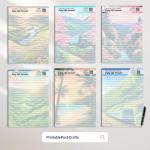 JW Letter Writing Paper: Enjoy Life Forever Template