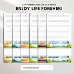Enjoy Life Forever JW Letter Writing Paper