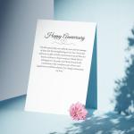 JW Wedding Anniversary Card with Bible Verse