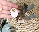 JW Sheep-Themed Enamel Pins