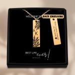 Baptism Necklace Gift for Sisters and Niece