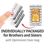 No Blood Transfusion 3D Stickers - 26 Pack