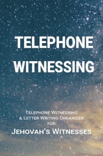 Telephone and Letter Writing Organizer for Witnesses