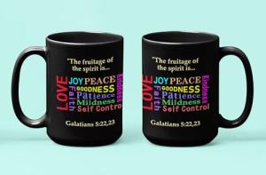 Colorful Fruitage of the Spirit Coffee Mug