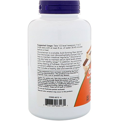 Glucomannan Pure Powder for Healthy Weight Management, 8oz