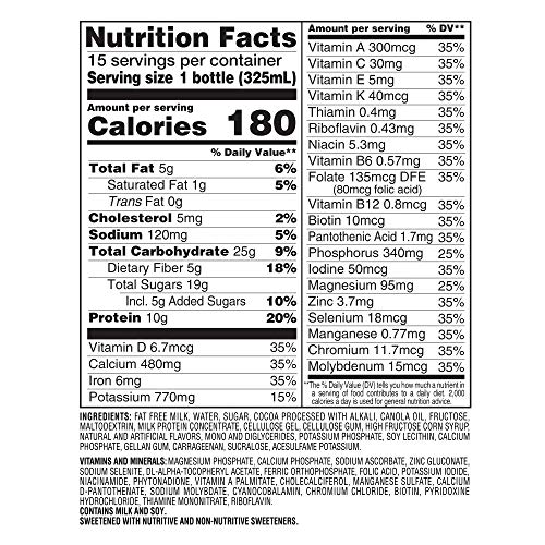 15 Count Original Creamy Milk Chocolate Protein Shakes