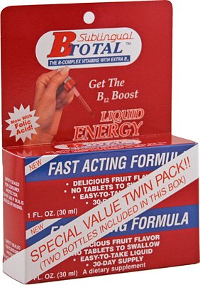 B-Total Solution Sublingual B Vitamins - Twin Pack