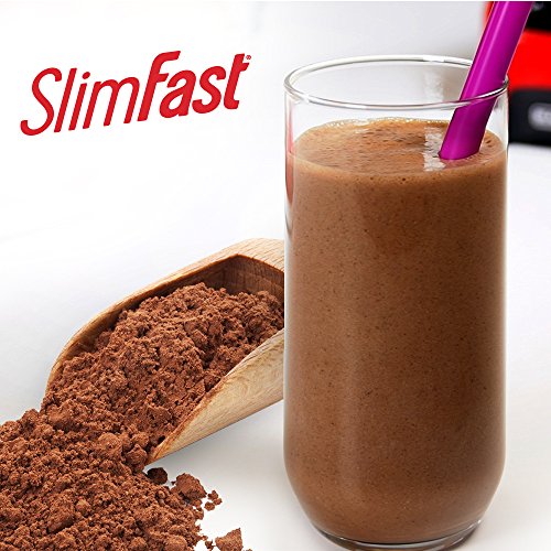 SlimFast Chocolate Protein Shake Powder, 12 Servings x2