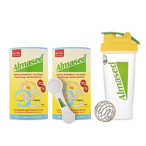 Almased Weight Loss Protein Powder Kit - Almond Vanilla