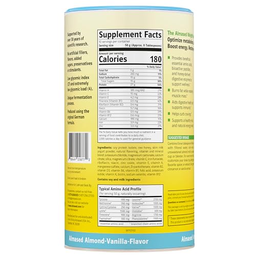 Almased Weight Loss Protein Powder Kit - Almond Vanilla