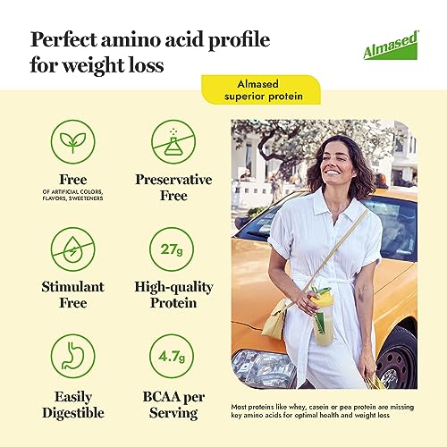 Almased Weight Loss Protein Powder Kit - Almond Vanilla