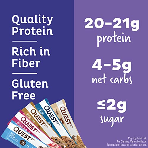 Quest Nutrition Ultimate Variety Pack Protein Bars, Low Carb