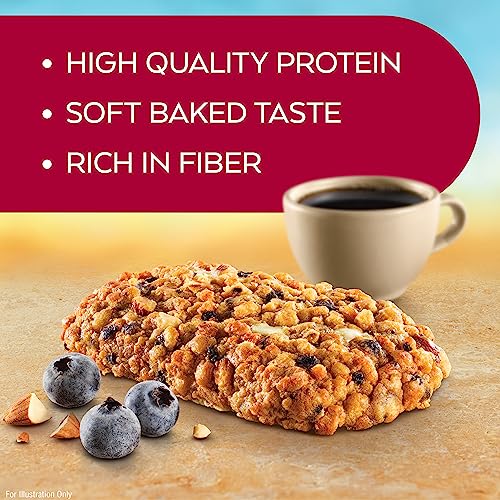 Atkins Blueberry Soft Baked Bars, 15g Protein, Low Carb