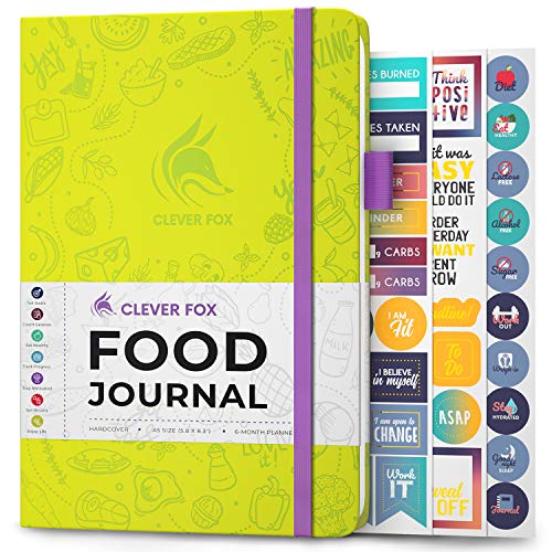 Clever Fox Food Journal - Daily Meal Planner & Tracker