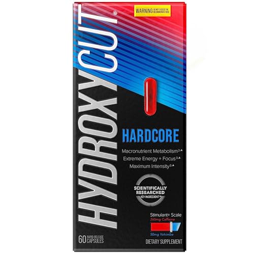Hydroxycut Hardcore - 60 Capsules - Thermogenic Energy