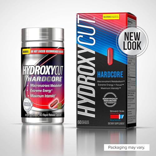 Hydroxycut Hardcore - Thermogenic Energy Boost - 60 Capsules