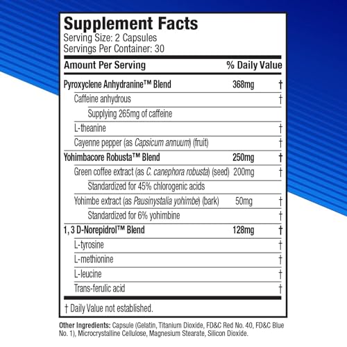 Hydroxycut Hardcore - Thermogenic Energy Boost - 60 Capsules