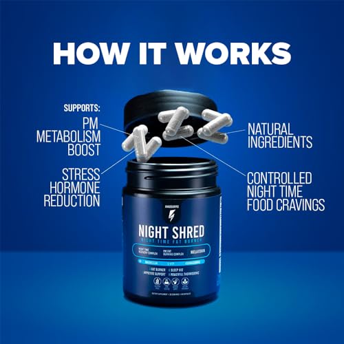 Night Shred: Fat Burner for Weight Loss Support