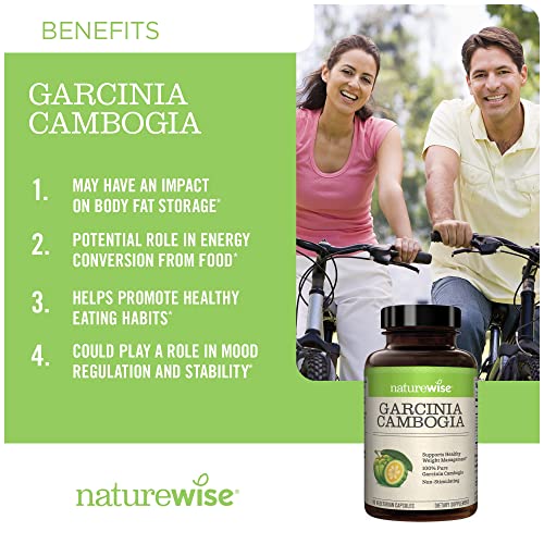 Natural Garcinia Cambogia Extract - 60% HCA, 90 Capsules