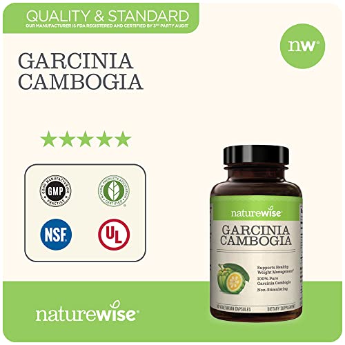 Natural Garcinia Cambogia Extract - 60% HCA, 90 Capsules