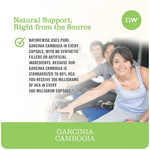 Natural Garcinia Cambogia Extract - 60% HCA, 90 Capsules