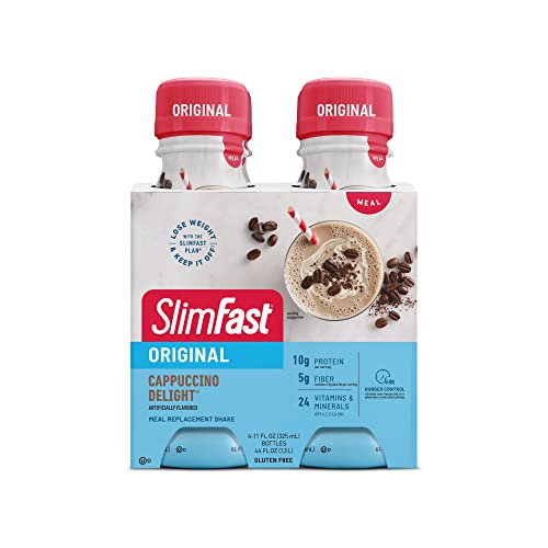 Original Cappuccino Delight SlimFast Shake, 10g Protein, 11oz