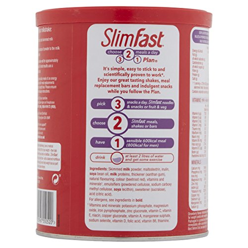 Strawberry Milkshake Powder for 12 Servings - 438g