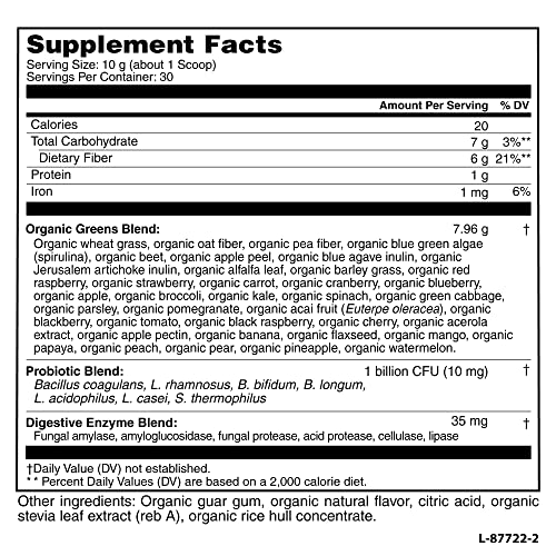 Berry Burst Superfood Powder with Probiotics - 30 Servings