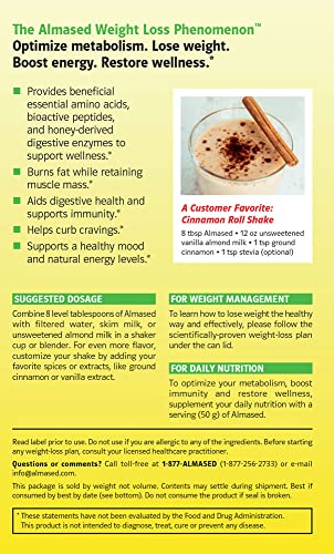 Almased Meal Replacement Shake - Original Flavor - 17.6oz