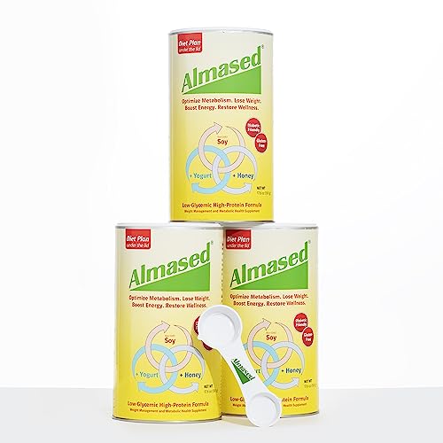 Almased Protein Powder Weight Loss Shake Kit - 3 Cans