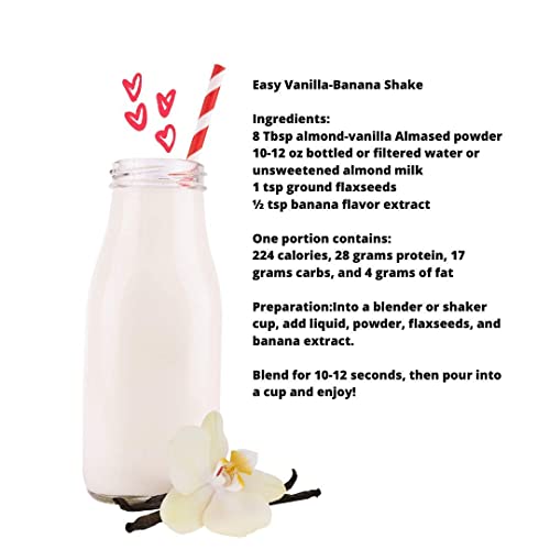 Almased Vanilla Shake - High Protein, 17.6 oz