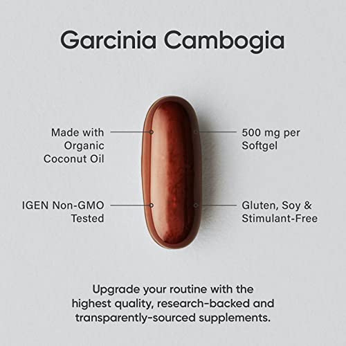 Garcinia Cambogia Extract with Organic Coconut Oil Softgels