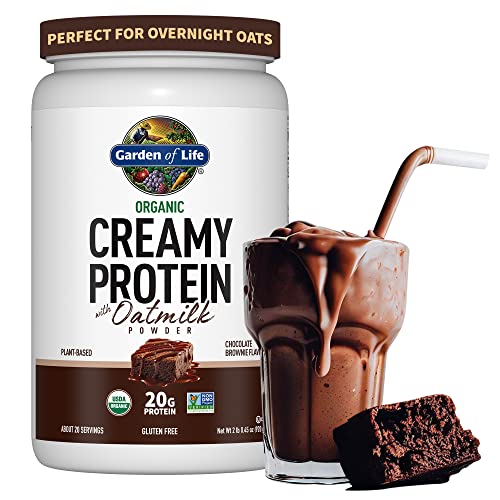 Organic Vegan Protein Powder with Plant-Based Ingredients, 2 LBS