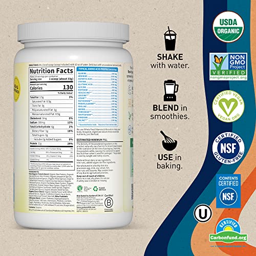 Vegan Vanilla Protein Powder - Complete Plant Based 1.5LB