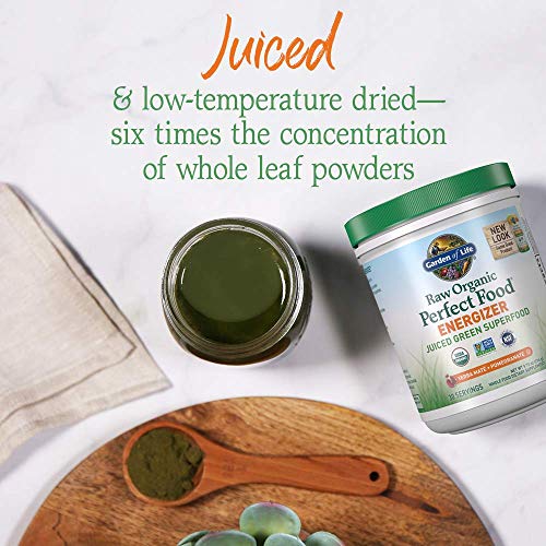 Organic Energizing Green Superfood Powder with Probiotics