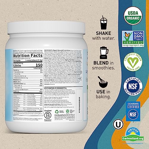 Organic Raw Vegan Protein Powder - Vanilla Meal Replacement