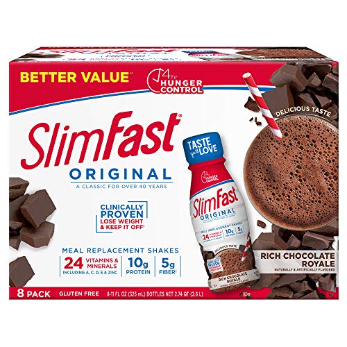 SlimFast Chocolate Royale Shake, 10g Protein, 11oz, 8ct