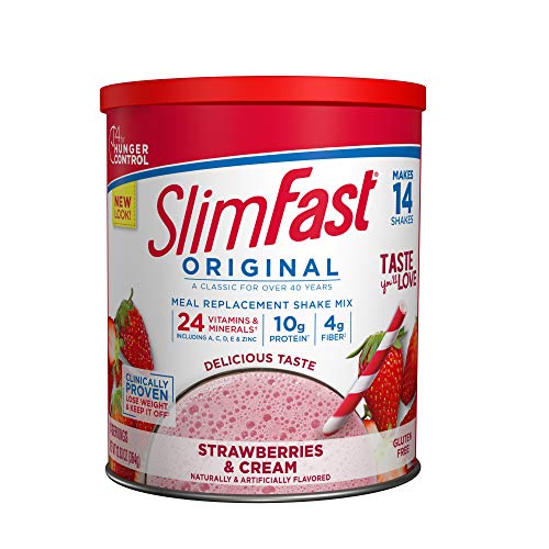 Strawberries & Cream SlimFast Meal Replacement Shake Mix