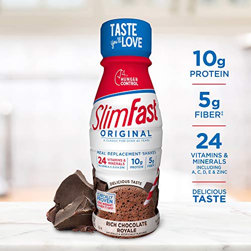 SlimFast Chocolate Royale Shake, 10g Protein, 11oz, 8ct