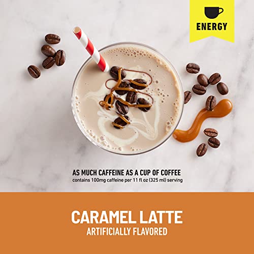 SlimFast Energy Caramel Latte Shake - Meal Replacement with Protein