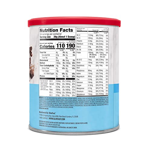 Rich Chocolate Royale Meal Replacement Shake Mix, 34 Servings