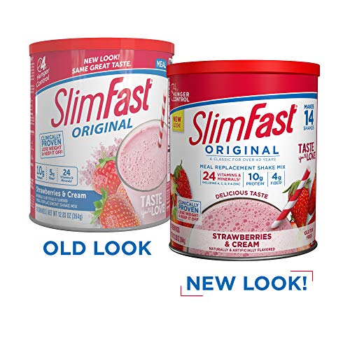 Strawberries & Cream SlimFast Meal Replacement Shake Mix