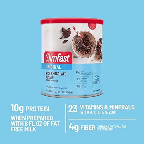 Rich Chocolate Royale Meal Replacement Shake Mix, 34 Servings