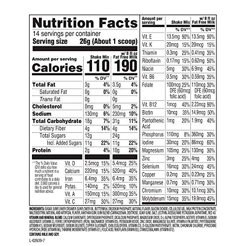 Strawberries & Cream SlimFast Meal Replacement Shake Mix