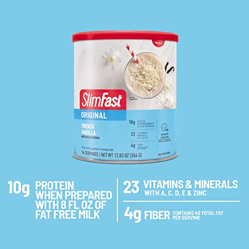 Original French Vanilla SlimFast Meal Replacement Shake Mix