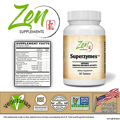 Zen Superzymes - Multi-Enzyme Formula for Weight Loss