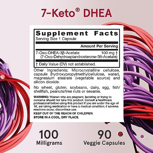Vegan 7-Keto DHEA Supplement - Carbohydrate Metabolism Support