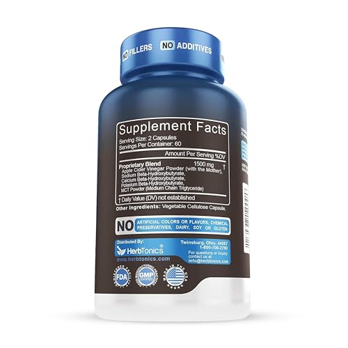 Apple Cider Vinegar Capsules with Keto BHB